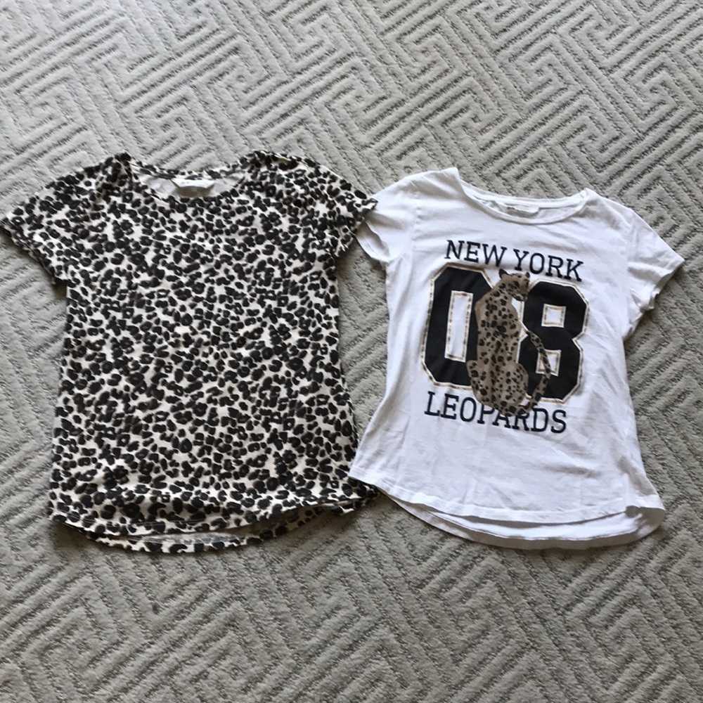 Lot of 2 H&M Girl T shirts-size 12-14 Y